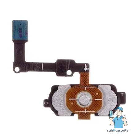 Fingerprint Sensor with Flex Cable for Samsung Galaxy J7 Prime Black thumbnail